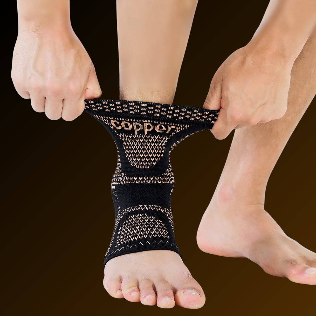 Aureforge® CopperEase Ankle Sleeve – 1pc Support Brace