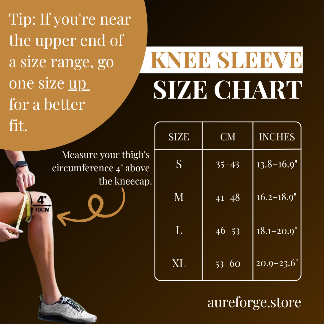 Aureforge® CopperEase Knee Sleeve – 2pc Support Brace